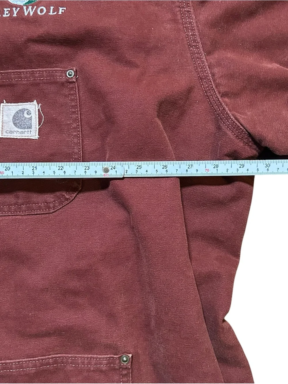 Carhartt C02 CLY Rust Chore Coat 4XL USA Made Blanket Lined Vintage Distressed - Picture 7 of 14